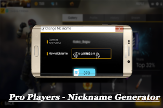 Pro Players Nickname Generator For Free F Google Play Ilovalari