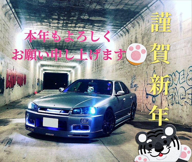 スカイラインのER34 4ドア・DIY・宮城・プチオフ会に関するカスタム事例の投稿画像1枚目