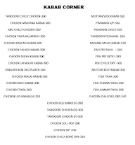 Kabab Corner menu 1