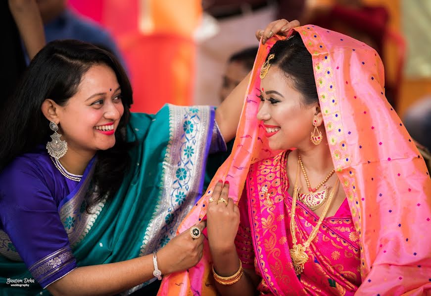 Fotógrafo de casamento Gautam Deka (gautamdeka). Foto de 3 de setembro 2019