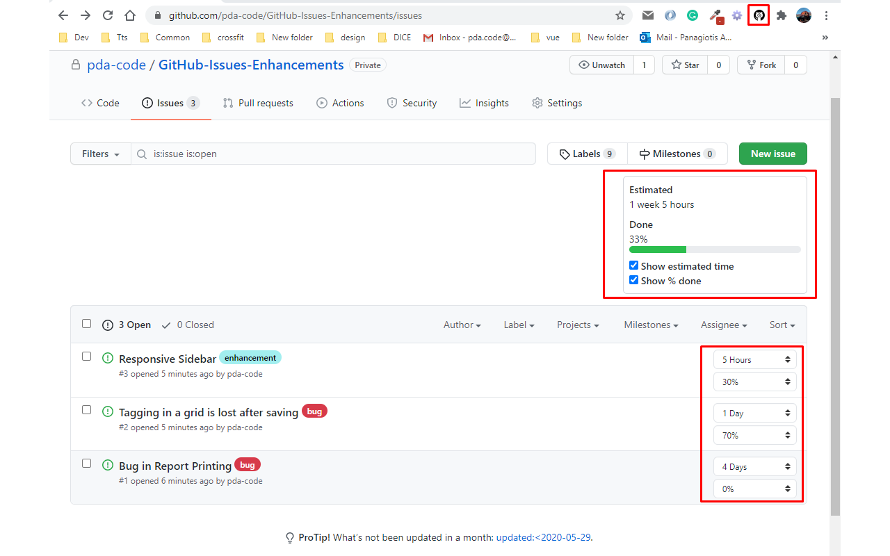 GitHub Issues Enhancements Preview image 0