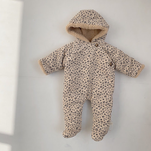 Title 1, Infant Velvet Multi-cotton Romper Baby Winter O...