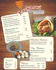 Lucknowi Shawarma And Rolls menu 2