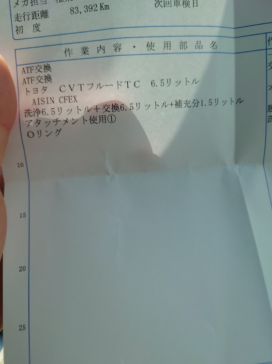 ヴィッツのトルコン太郎・CVTフルード交換・CVTF交換に関するカスタム事例の投稿画像1枚目