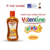 Nước Súc Miệng Trẻ Em Valentine Kiddy Sao Thái Dương 250Ml