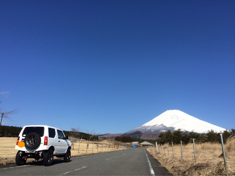 ジムニーの富士山・ジムニ・ジムニーJB23・散歩・バックショットに関するカスタム事例の投稿画像3枚目