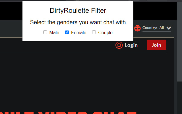 DirtyRoulette Filter