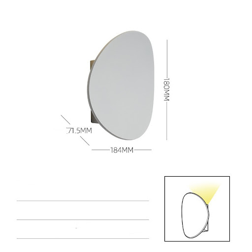 Title 1, Round Living Room Wall Lights for Balcony and P...