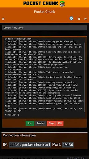 Pocket Chunk - Free Bedrock Server Hosting captures d'écran apk mod pirater preuve 2