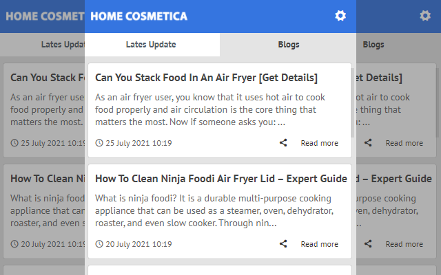 Home Cosmetica - Latest News Update Preview image 0