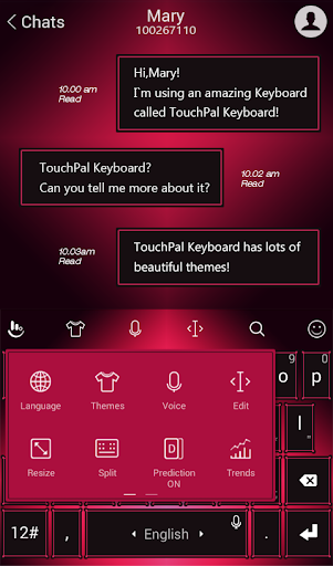 免費下載生產應用APP|TouchPal Red And Black Theme app開箱文|APP開箱王