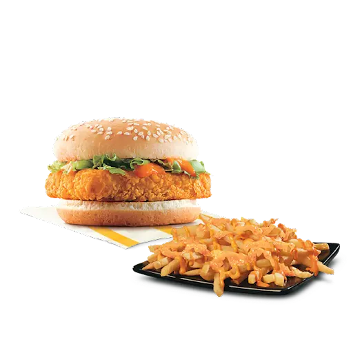McSpicy Paneer + Mexican Cheesy Fries