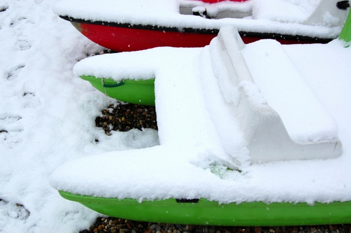 Il Pedalò innevato di Richipit