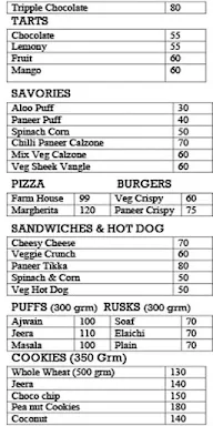 Blue Chip Bakery menu 2