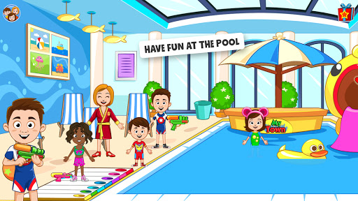 Screenshot My Town Hotel Games for kids