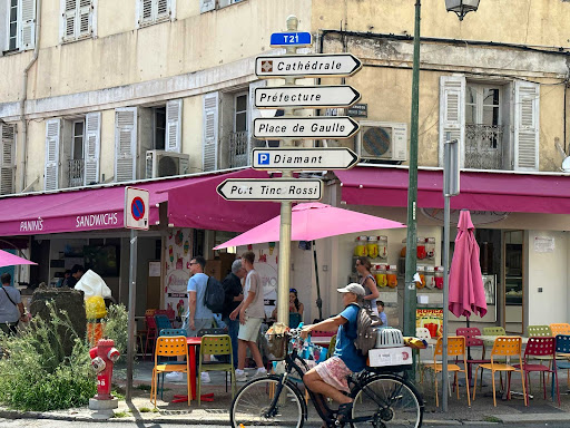 Street-signs-in-Corsica.jpg - French street signs abound in Corsica.