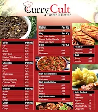 Curry Cult menu 1