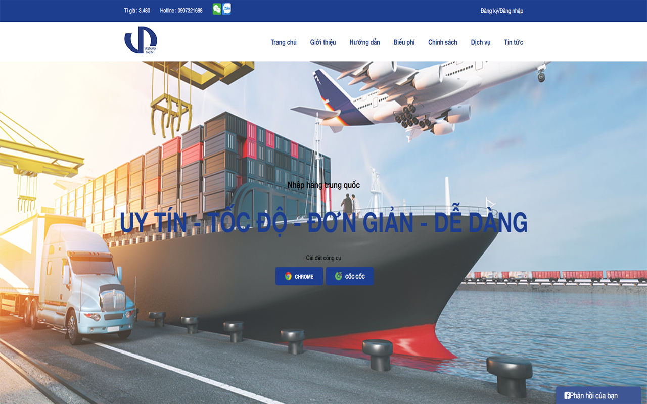 Công Cụ Đặt Hàng Của Văn Thành Logistics Preview image 1