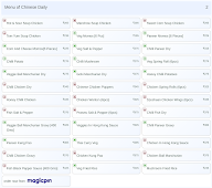 Chinese Daily menu 2