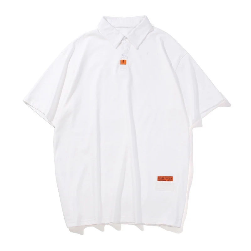 Title 1, Loose Solid Color Casual POLO Shirt. Comfortabl...