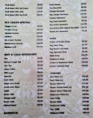 Sheetal Udupi menu 1