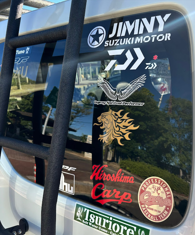 ジムニーのカメオ5・カッティングマシンを買った・アイロンプリント・JIMNY TEAM GoziUに関するカスタム事例の投稿画像4枚目