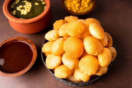 Pani Puri(Only With Ragda ) -40 Puri Set