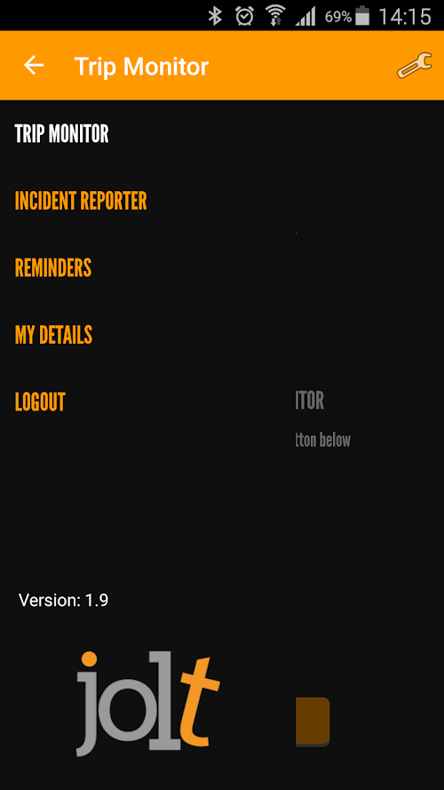 Android application Jolt screenshort