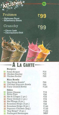 KFC menu 2