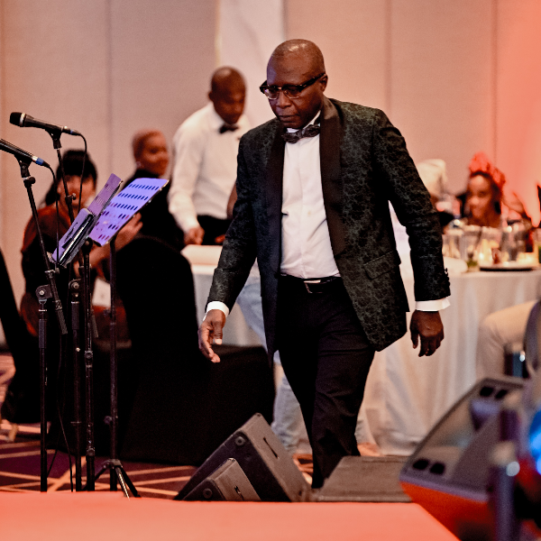 Radio Africa Group CEO Patrick Quarcoo when he received the Lifetime Achievement Award award during the AllAfrica Gala Dinner and Excellence Award Ceremony at Glee Hotel in Runda, Nairobi on May 9, 2024