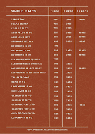 21 Shots-Skybar & Brewery menu 8