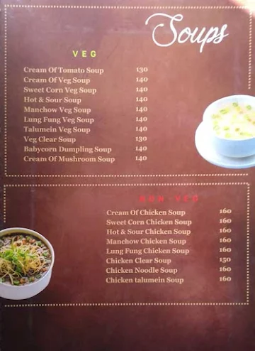 Hotel Mahabaleshwar menu 