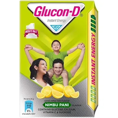 Glucon-D Instant Energy Nimbu Pani Flavour Powder - 500 gm