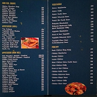 Hotel Peacock menu 6