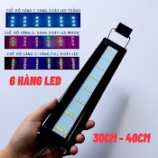 Đèn Hồ Cá Đổi Màu 6 Dãy Led Với 3 Chế Độ Màu Dành Cho Hồ Cá Cảnh