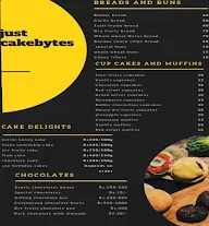 Just Cake Bytes menu 1