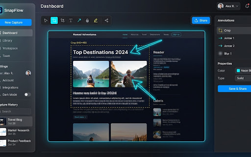 SnapFlow screenshot 1