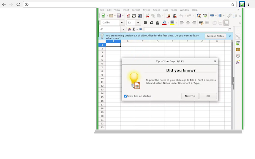 LibreOffice Calc online