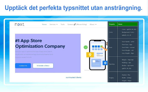 Typsnitthittare och stilavkänning