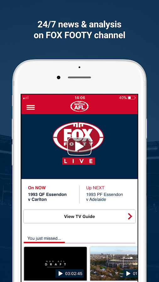 Watch AFL Android Apps on Google Play