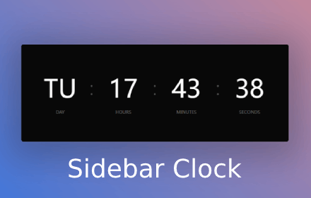 Sidebar Clock small promo image