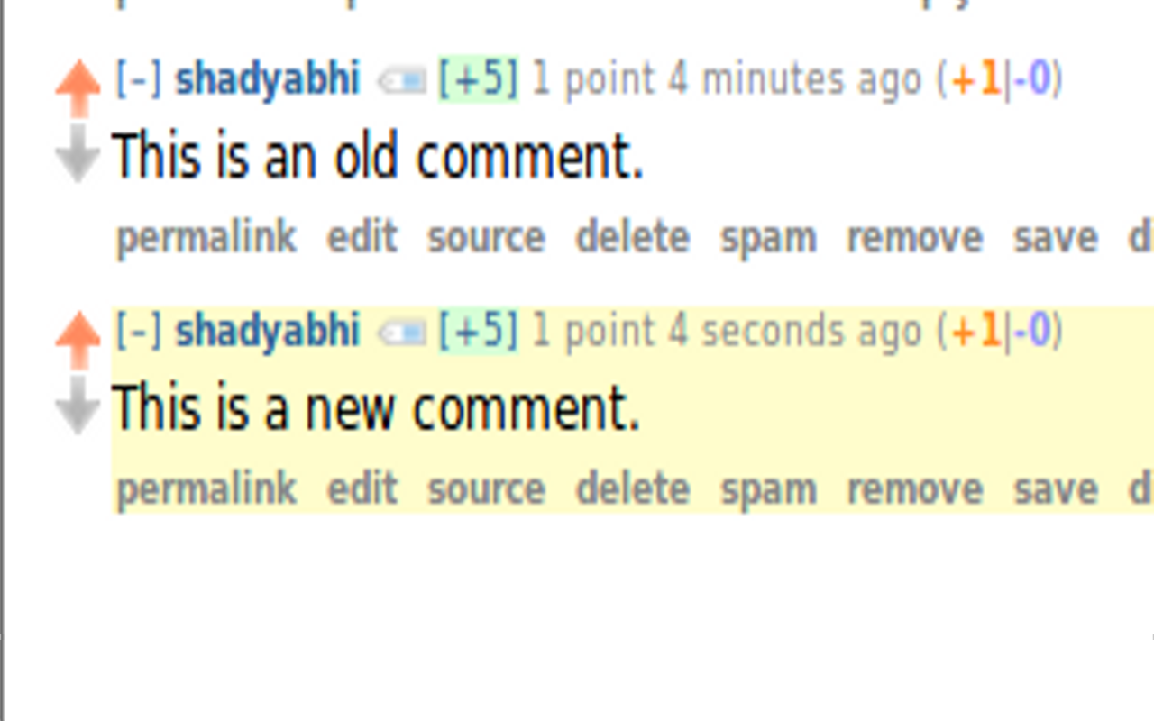 Reddit New Comments Highlighter Preview image 2