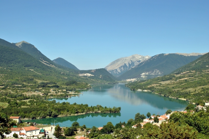 Lago di Barrea  L'Aquila di pizia1966