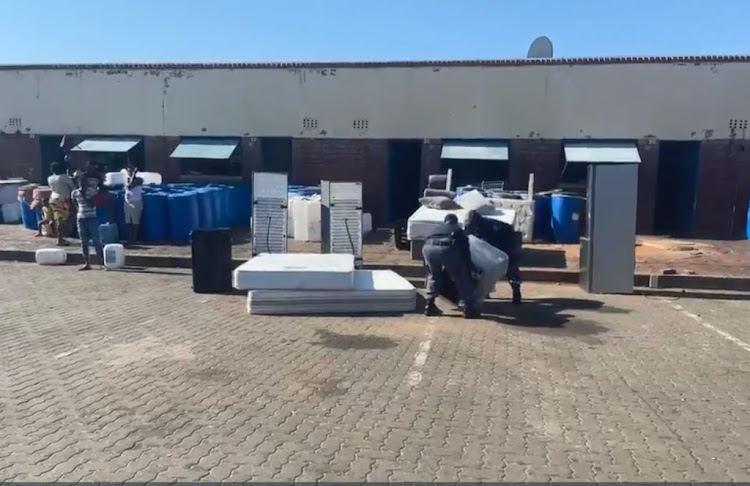 Police recovered thousands of rands worth of looted goods, including beds, electronic appliances and mag wheels, in and around Durban on Monday