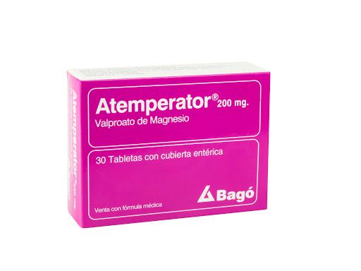 Atemperator 200Mg Tabletas Caja X30Tab. Bagó Valproato De Magnesio