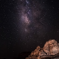 Milky way in Wadi Rum di 