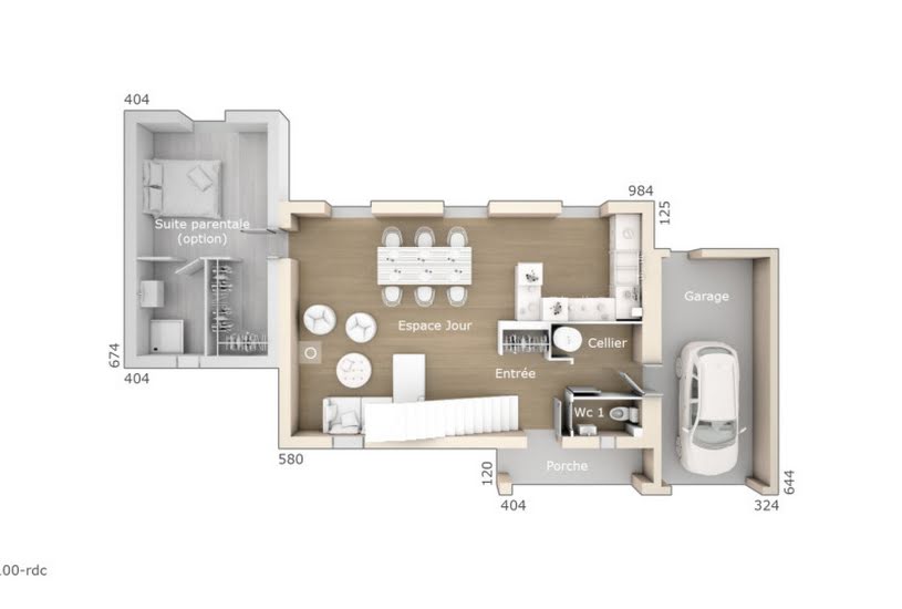  Vente Terrain + Maison - Terrain : 1 180m² - Maison : 100m² à Valensole (04210) 