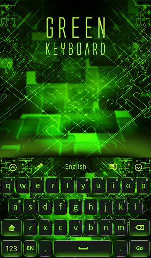 Green Keyboard for Samsung