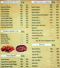 Arora's Kitchen menu 2