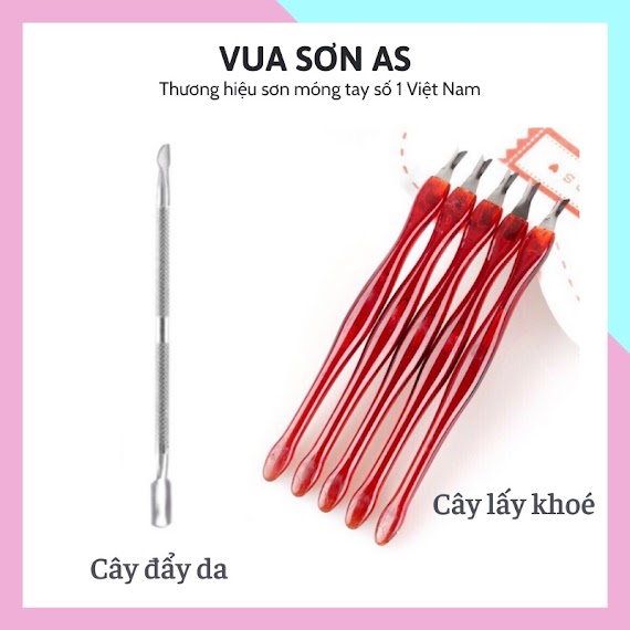 Cây Đẩy Da Chết Cây Lấy Khoé Nail Inox Phụ Kiện Nail Giá Rẻ Vua Sơn As